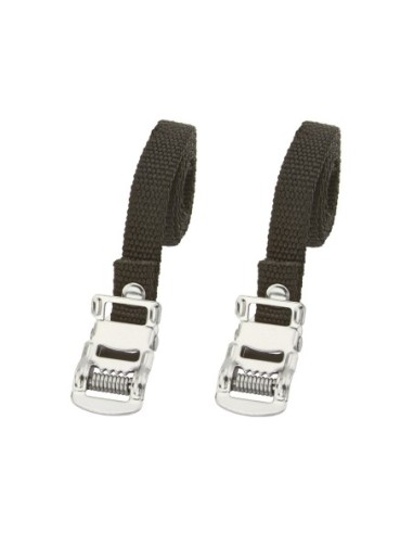 Nylon Toe Straps Black.
